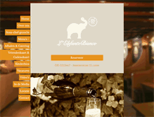 Tablet Screenshot of elefante-bianco.nl